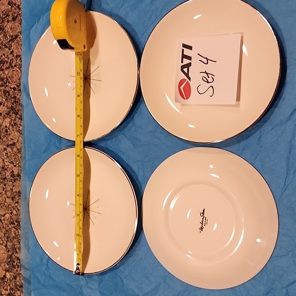 Modern Star Vintage Atomic MCM 6.5" Plates, Made In USA - Picture 6 of 6